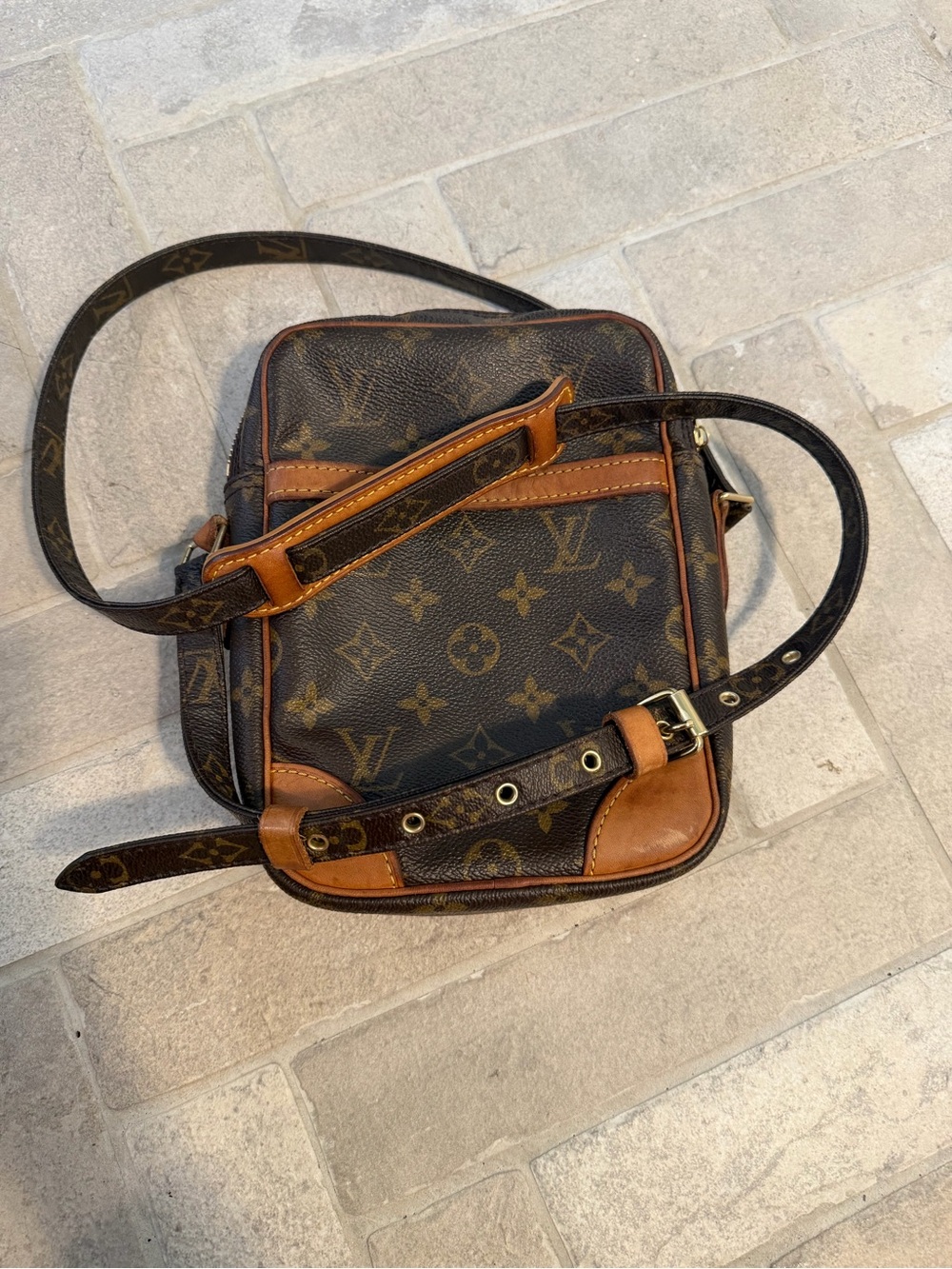 Louis Vuitton Danube PM Monogram Vintage Crossbody Bag